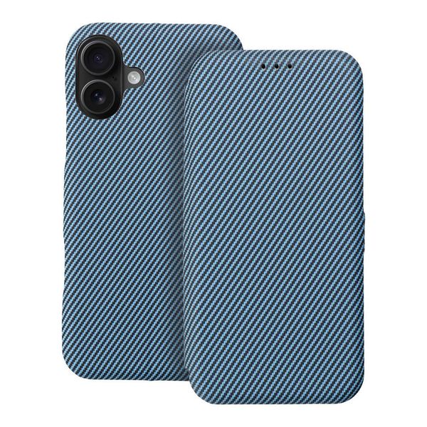 Kabura FOLIO Side Magnet do IPHONE 16 PLUS niebieski zdjęcie 1