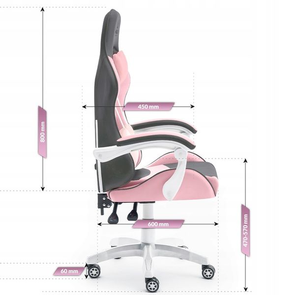 FOTEL GAMINGOWY DLA GRACZA BIUROWY HELL'S zdjęcie 2