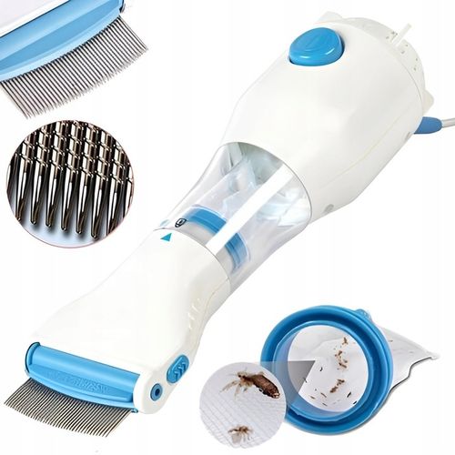 GRZEBIEŃ NA WSZY GNIDY PCHŁY ELEKTRYCZNY FILTR ODKURZACZ TERMINATOR na Arena.pl