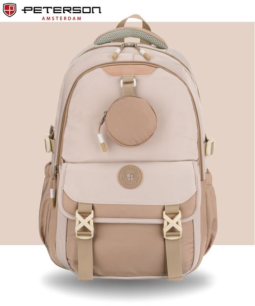 plecak ptn 8610-1341 beige zdjęcie 2