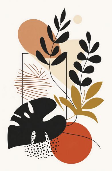 Plakat 53x81cm Zawisły Liść zdjęcie 1