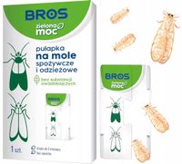 bros - zielona moc pułapka na mole spożywcze i odzieżowe - 1 szt.
