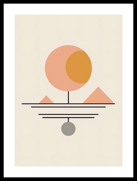 Plakat 29,7x42cm Geometryczna Utopia zdjęcie 3