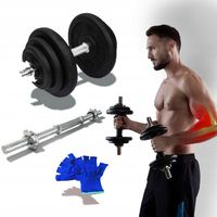 Hantle Żeliwne 1 x 20 kg talerze żeliwe hantel żeliwo 20kg