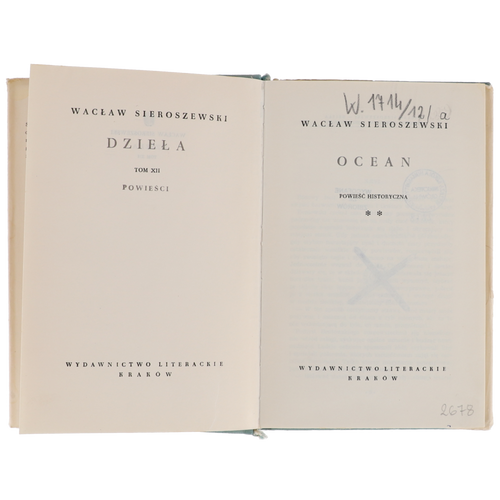 Wacław Sieroszewski Ocean Części I i II Dzieła1963 na Arena.pl
