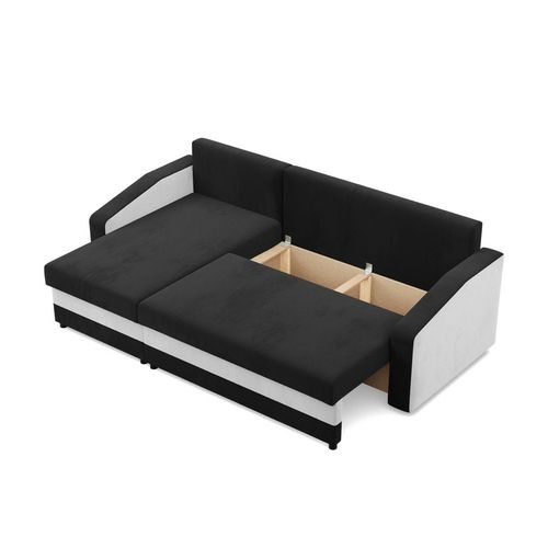 Narożnik uniwersalny, mikrofaza, AURELO, 231x140x92, biały | TYLETEGOTU na Arena.pl