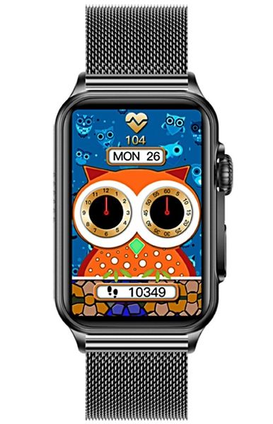 smartwatch damski rubicon rncf06 black smarub215 zdjęcie 2