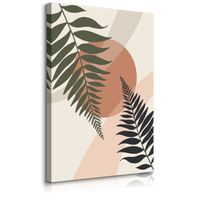 Obraz Do Salonu Liście Palmowe Natura Zachód Słońca Boho 20cm x 30cm