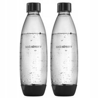 Butelki SodaStream Fuse 2x1L czarne do zmywarki