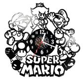 Zegar ścienny z płyty winylowej Super Mario 726.14