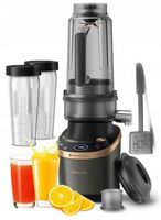 BLENDER KIELICHOWY Z MODUŁEM SOKOWIRÓWKI PHILIPS HR3770/10 +2 BIDONY TRITAN