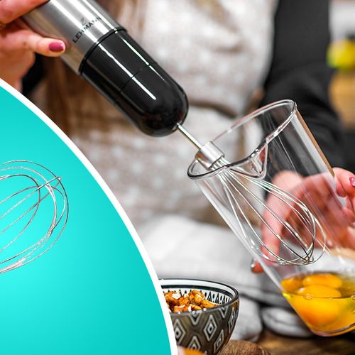 BLENDER RĘCZNY WIELOFUNKCYJNY MIKSER 1200W OSTRZE XL TRYB TURBO ZESTAW na Arena.pl