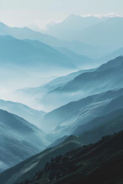 Plakat 40x60cm Między Chmurami zdjęcie 1