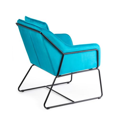 Fotel Stella Black Turquoise na Arena.pl