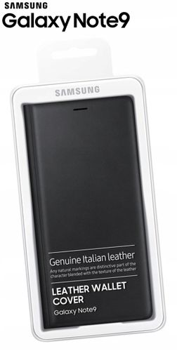 ORYGINALNE ETUI LEATHER SAMSUNG GALAXY NOTE 9 na Arena.pl