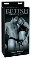 fetish fantasy series strap-on system czarny 15 cm lekko zakrzywiony
