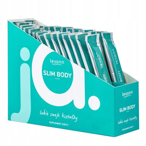 SLIM BODY "jA" WSPOMAGANIE ODCHUDZANIA LEVANN SUPPLEMENTS 30 SASZETEK na Arena.pl