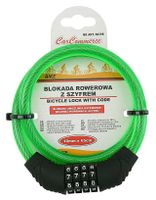 Blokada rowerowa 10mm x65cm - szyfr własny