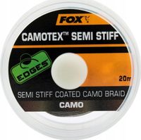 2 x PLECIONKA FOX CAMOTEX SEMI STIFF 35lb 20m