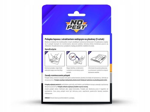 SILNA PUŁAPKA LEPOWA NA PLUSKWY PRZECIWKO PLUSKWOM WABIK 5 SZTUK NO na Arena.pl