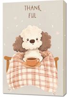 Obraz 60x90cm Wzory dla Dzieci, Dziewczynki i Chłopca - Kocyk