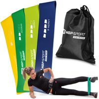Zestaw taśmy oporowe gumy do ćwiczeń hip bands rozciągania wytrzymałe+worek