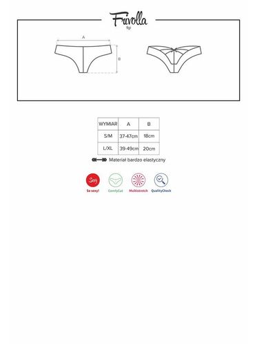 Urocze, koronkowe figi - Obsessive Frivolla S/M na Arena.pl