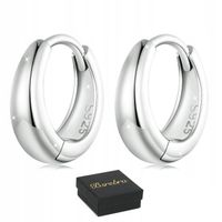 Kolczyki Srebrne PRÓBA 925 KOŁA OBRĘCZE SREBRO Proste KÓŁKA 11.5mm