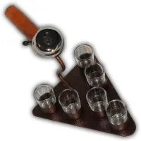 KIELNIA z KIELISZKAMI prezent dla szefa budowlańca UNIKALNY WYJĄTKOWY