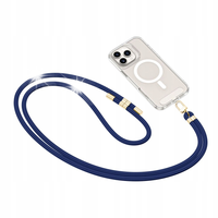 TECH-PROTECT C7S ROPE CROSSBODY STRAP NAVY BLUE/GOLD