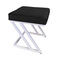 Pufa ZETA LOFT taboret podnóżek podstawa biała MG19