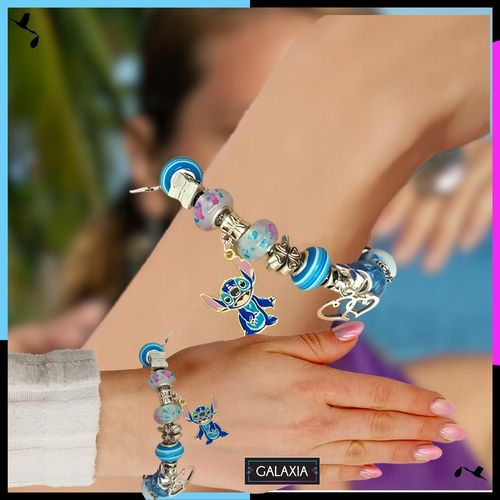 ZESTAW DO ROBIENIA BRANSOLETEK NASZYJNIKÓW Do Biżuterii STITCH LILO i STICH na Arena.pl