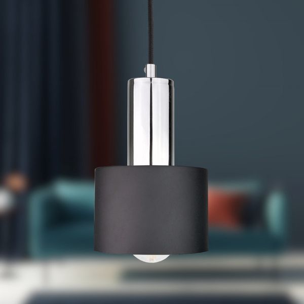 Lampa wisząca 3xE27 LUCE BLACK SILVER zdjęcie 3