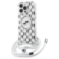 Etui Karl Lagerfeld do iPhone 16 Pro, Przezroczysty, MagSafe