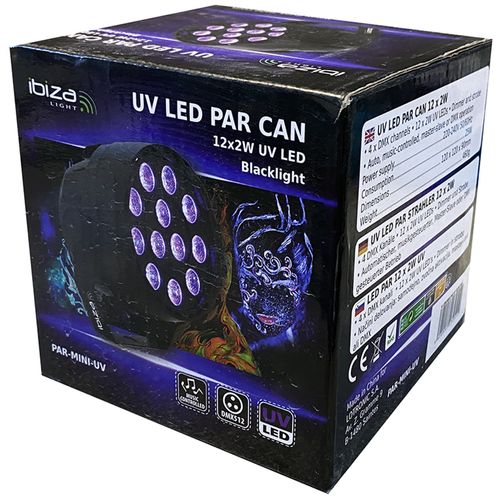 Reflektor UV Ibiza Light 12x 2W na Arena.pl