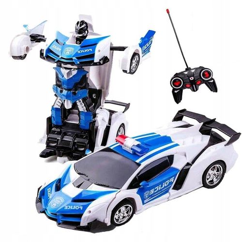 2w1 SAMOCHÓD STEROWANY RADIOWÓZ ROBOT POLICJA AUTOBOT PILOT TRANSFORMACJA na Arena.pl