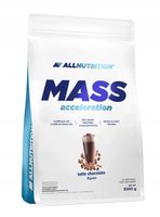 ALLNUTRITION MASS ACCELERATION 3000g GAINER MASA BIAŁKO WĘGLOWODANY ENERGIA