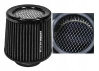 Sportowy Filtr Powietrza Stożkowy Czarny 3 Cale 76Mm Uniwersalny
