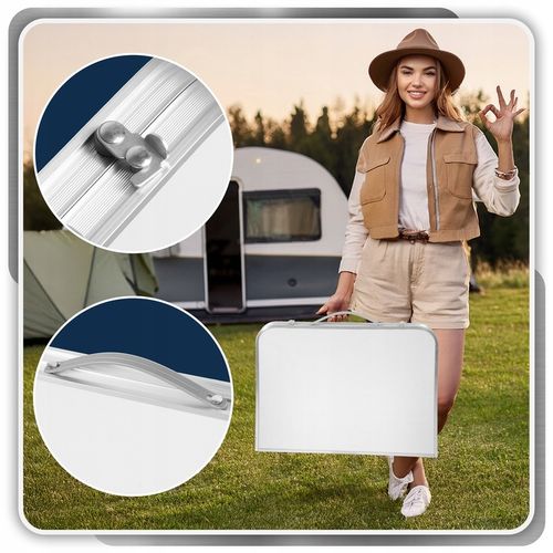 STOLIK TURYSTYCZNY SKŁADANY WALIZKA KEMPINGOWY NA RYBY BIWAK 60X40X25 -S- na Arena.pl