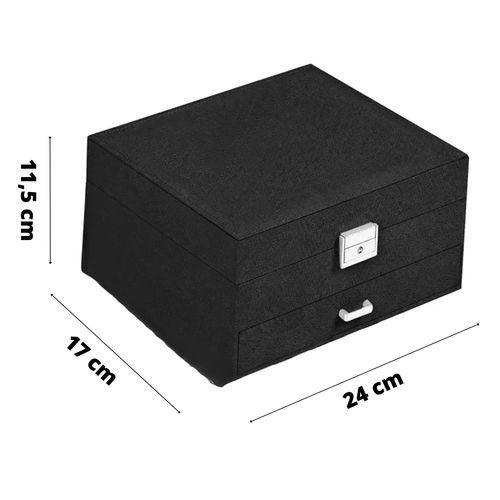 Kuferek na biżuterię czarny na Arena.pl