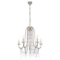 Pałacowa LAMPA wisząca MADRID P05165CP Cosmolight świecznikowy ŻYRANDOL do salonu szampański