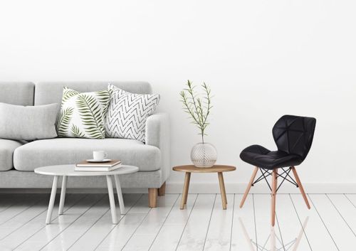 Krzesło tapicerowane MURET - czarny na Arena.pl