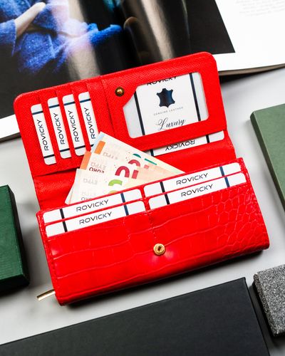 portfel damski pu chwj-05-4788 red na Arena.pl