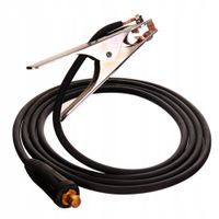 2X Przewód Spawalniczy 3m Kabel Uchwyt Masowy Masy 200A Wtyk 13mm 35/50