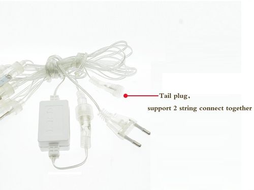 LAMPKI SOPLE METEORY 152 LED 30 CM BIAŁE CIEPŁE na Arena.pl