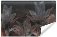 Fototapeta Do Salonu LIŚCIE Bananowe Beton 300cm x 210cm