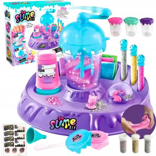 FABRYKA SLIME GLUTY DUŻY ZESTAW BROKAT SOSLIME FABRYKA DO ROBIENIA GLUTÓW na Arena.pl