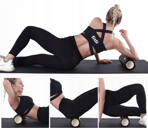 WAŁEK DO MASAŻU PLECÓW NÓG ROLER DO MASAŻU ROLOWANIA ROLLER MASAŻER 45cm na Arena.pl