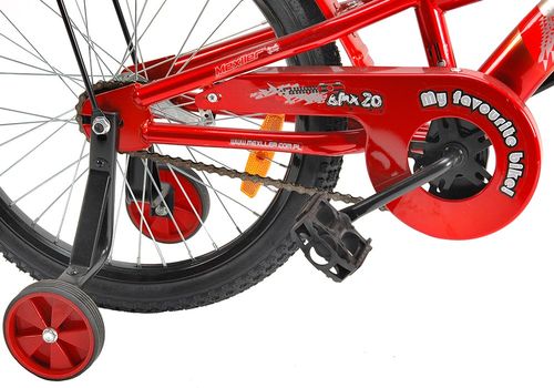 Rower 20 MEXLLER BMX czerwony + koszyk na Arena.pl