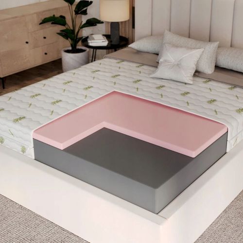 MATERAC PIANKOWY 120x200 16 CM PAMIĘĆ KSZTAŁTU VISCO WYCIĄG Z ALOESU ANTYRO na Arena.pl